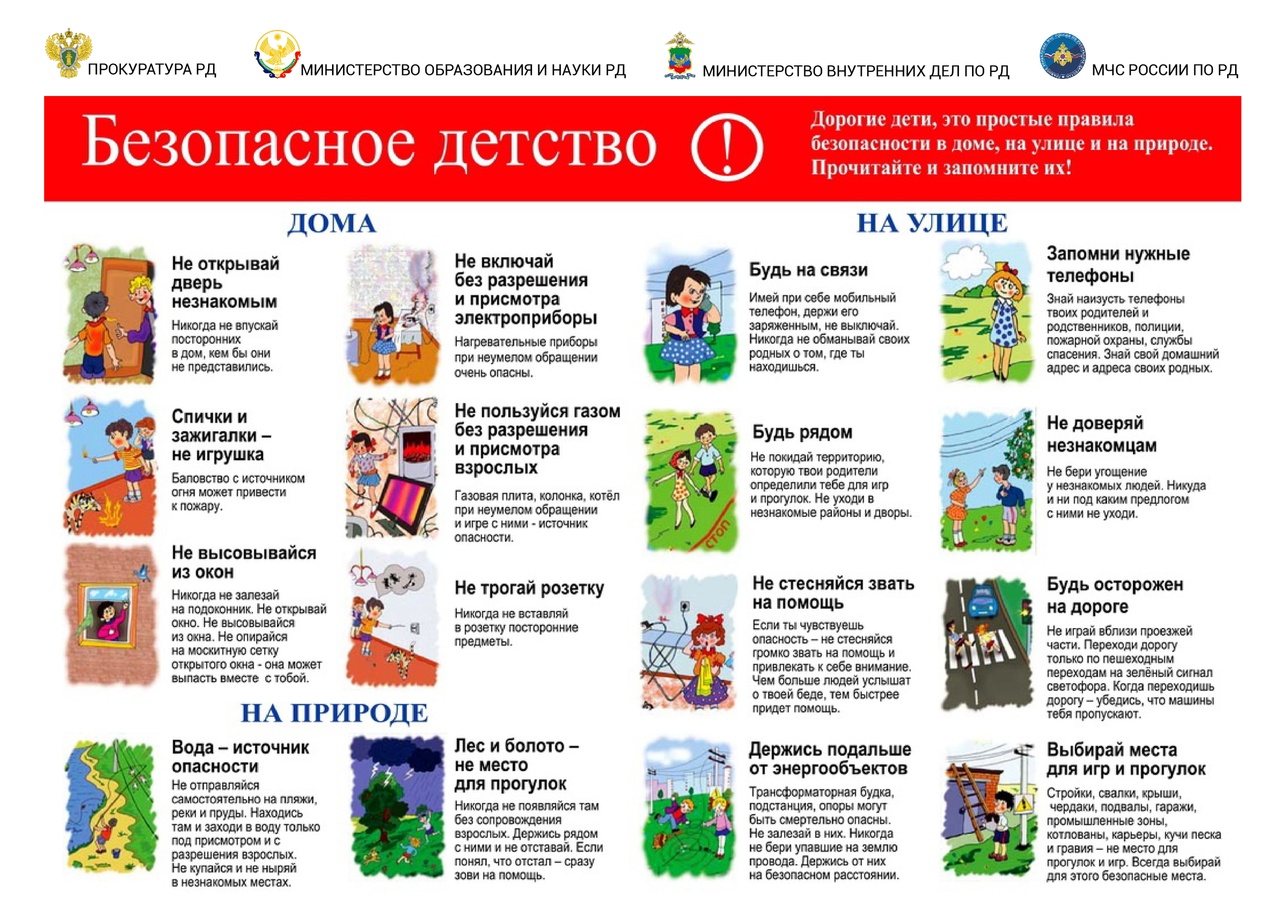 Безопасность детей в летний период.